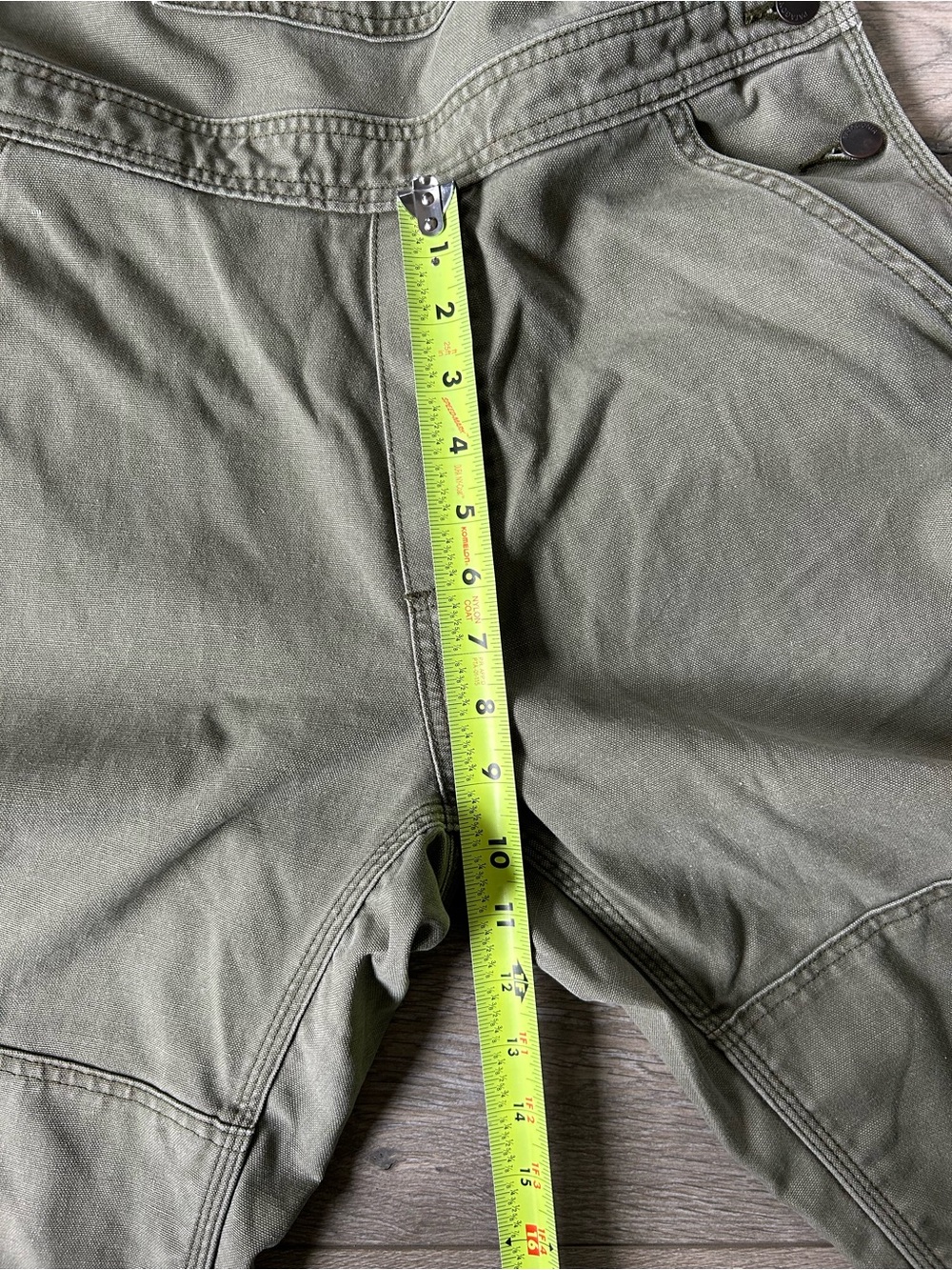 Patagonia Olive Green Overalls Gorpcore Utility work Size Medium - Picture 9 of 13